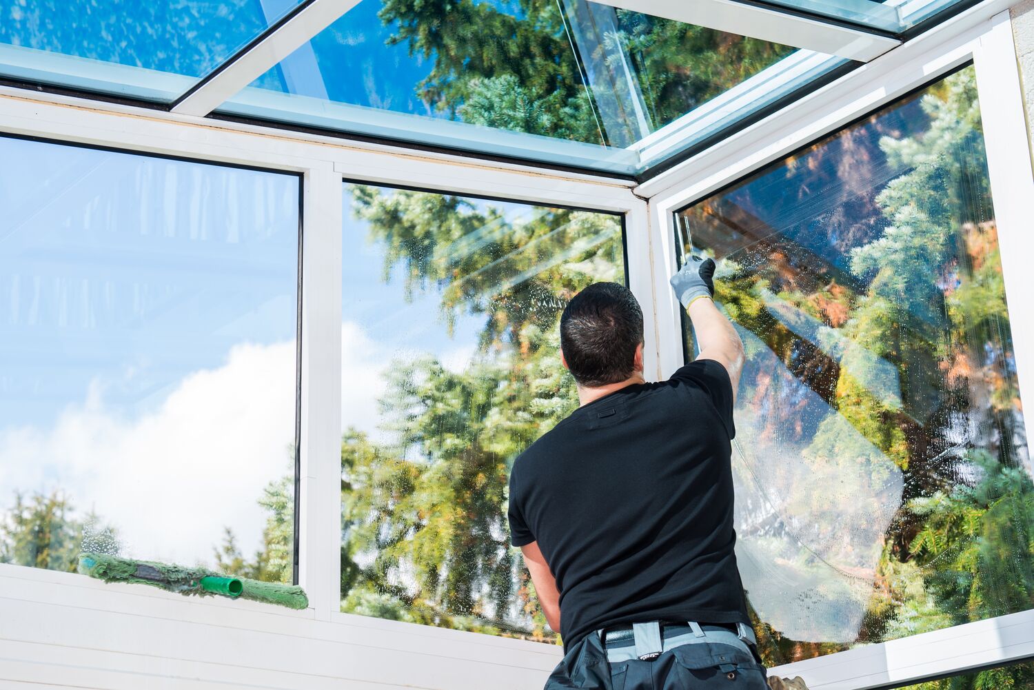 nachhaltiger Fensterglanz durch Osmose-Technologie