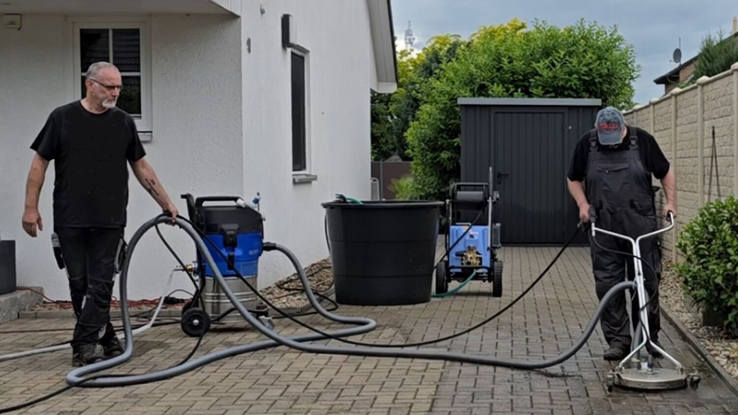 Unser Equipment für die Steinreinigung